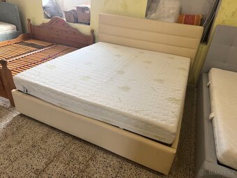 AKCE NOVÁ Kožená postel-letiště 180x200 komplet - 11
