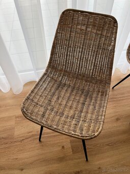 Kvalitní designové ratanové židle Kave Home + sedáky zdarma - 11