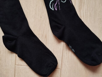 Punčocháče 140-158, ponožky v.43,legíny,koupací čepice,ťapky - 11