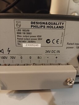 PHILIPS Mixér amplifier LBB 1903/00 - 11