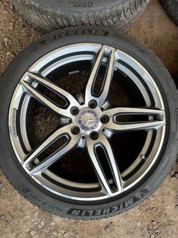 Mercedes E class W213 AMG R19 5x112 Zimní Michelin Alpin - 11