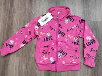 Dívčí slabá mikina koně, kočička, koníci nová - 11