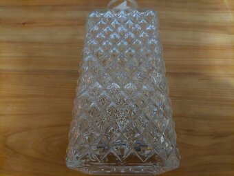 Retro stará sklenice či karafa na whisky, whiskey, koňak rum - 11