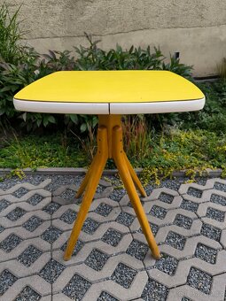 Retro stolek s umakartovou deskou - Brusel Expo 58 - 11