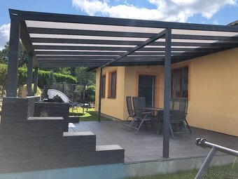 Hliníková pergola, garážové stání, altán - 11