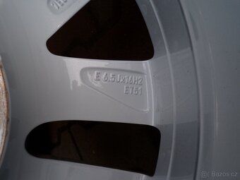 VW T5, T6, T6.1 ALU kola VW Clayton 6,5x16 ET51 nová sada - 11