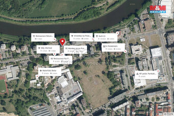 Pronájem bytu 1+kk, 32 m², Pardubice, ul. nábřeží Závodu mír - 11