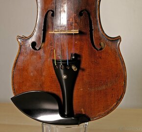 Nádherné housle z 19-ho století opravené F. Herclíkem 1910 - 11