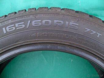 4x 165/60R15 77T zimní pneu Nokian WR D4 7MM: Cena za sadu - 11