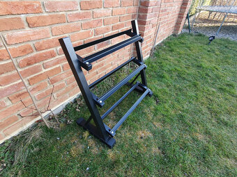 jednoruční činky sada 180kg HEXA (2,5-20kg) + STOJAN - 11