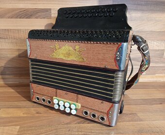 Heligonka (harmonika,akordeon) Flatscher G-C ladění - 11