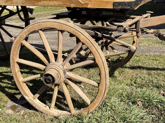 Starý kočár / bryčka za koně - 11