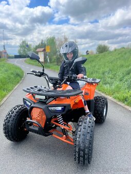 Dětská čtyřkolka Piranha Transformer 125cc 3G8 - oranžová - 11