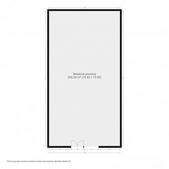 Pronájem skladové haly 206 m² v Uherském Hradišti – Jarošov, - 11