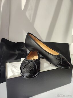 Baleríny Chanel – pravá kůže - 11
