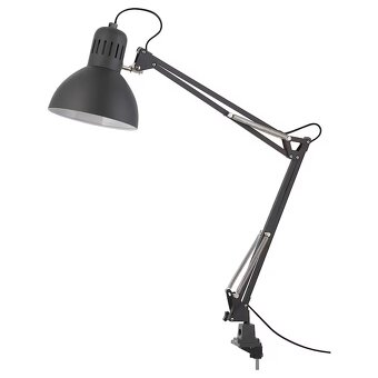 Pracovní lampa Ikea Tertial, tmavě šedá - 11