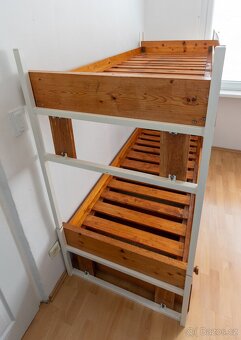 Dětská palanda masiv 180 x 80 + matrace Materasso - 11