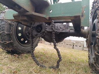 Fréza (malotraktor) bez agregátu + brzděný vozík - 11