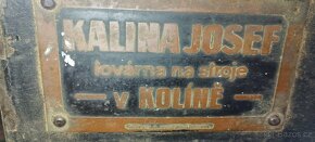 Starý kombinovaný stroj Josef Kalina Kolín - 11