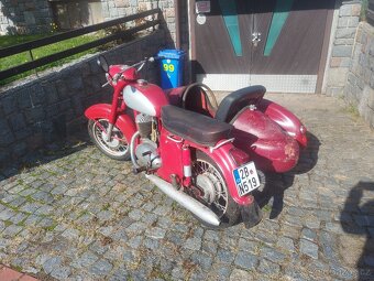 Jawa 250 + sidacar velorex - 11