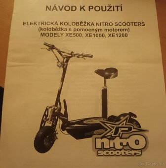 Elektrická koloběžka Nitro scooters XE 1200 - 11