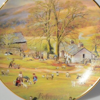 Sada - kompletní sbírka 12 měsíců = 12 talířů - 11