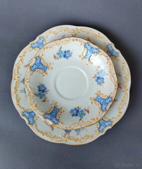 Starožitná porcelánová čajová sada od Schumann Porzellan - 11