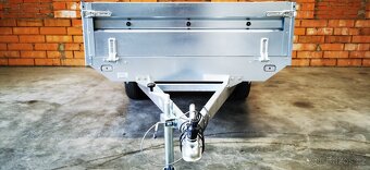 přívěsný vozík 2x 750 kg – 302x155x40cm kola pod - 11