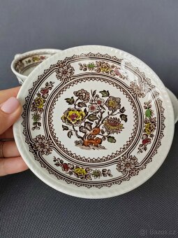 Krásný vintage čajová sada Wood&Sons England šálek+podšálek - 11