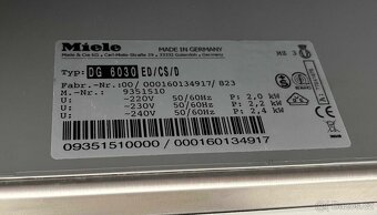 Parní trouba MIELE DG 6030 Nerez - 11