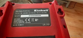 Aku rádio Einhell TE-CR 18Li - 11