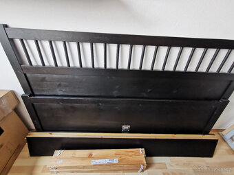 Postel Ikea HEMNES 180x200cm masivní borovice - 11