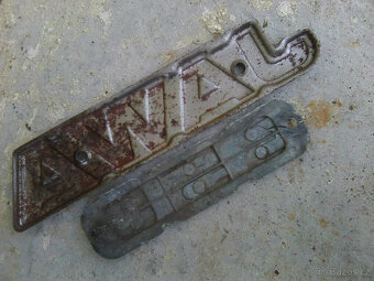 Jawa 350/632/634/638/639 ND-výfuky,kryty motoru,kastlíky.... - 11