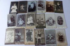 Staré kabinetní fotografie, kabinetky, móda, vojáci, děti... - 11