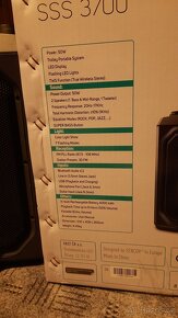 Párty bluetooth reproduktor Sencor SSS 3700 - 11