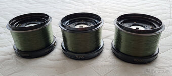 3 x navijáky SHIMANO Aero Technium MGS 12000 XTB s náhradním - 11