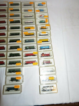 Sada 213 kusů lokomotivy Märklin Z-rail Mini-Club 57x - 11