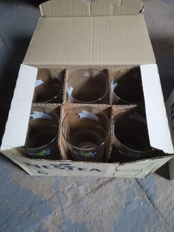 SKLENIČKY-Nestea 10ks, nepoužité. - 11