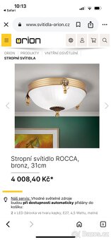 Krásně zdobený lustr a stropnice - 11