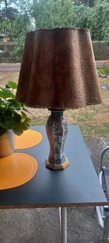 Porcelánová stolní lampa - 11