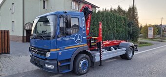 MERCEDES-BENZ ATEGO HÁKOVÝ NOSIČ KONTAJNEROV S HYDRAULICKOU - 11