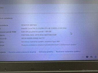 Notebook Lenovo ThinkPad T520 – 15,6", i5, 8GB RAM - 11