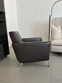 Křeslo BoConcept Fly kožené hnědé - 11