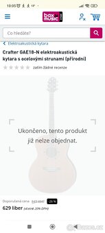 Crafter gae 18/n elektroakustická kytara - 11