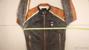 Pánská kožená bunda Tom Tailor velikost L - 11