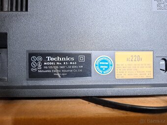 Tape deck 3-HEAD TECHNICS RS M63 - 11