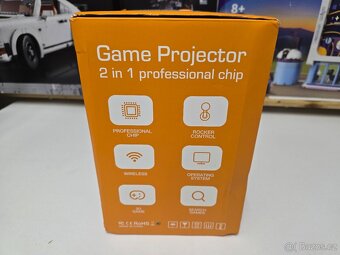 FULL HD LED přenosný projektor USB, HDMI + HRY a ovladače - 11