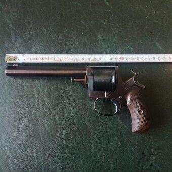 Dlouhý revolver English BULL DOG 450 krásný TOP po renovaci - 11