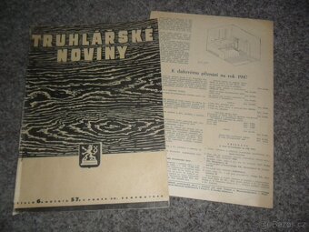 TYP 1946 s reklamami, Truhlářské listy, firma Šípek reklama - 11