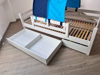 Dětská postel 90cm masiv-smrk - 11